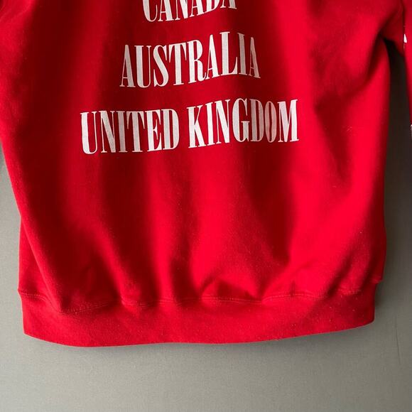 Shadow hill sz M red‎ countries hoodie - Picture 10 of 11